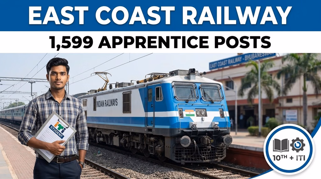 East Coast Railway Apprentice Recruitment 2026